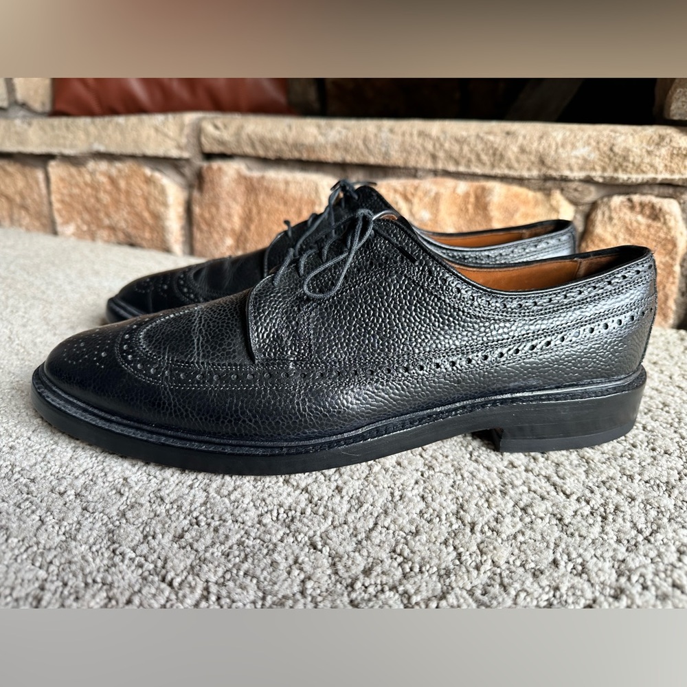Allen Edmonds MacNeil Black Pebble Leather Shoes